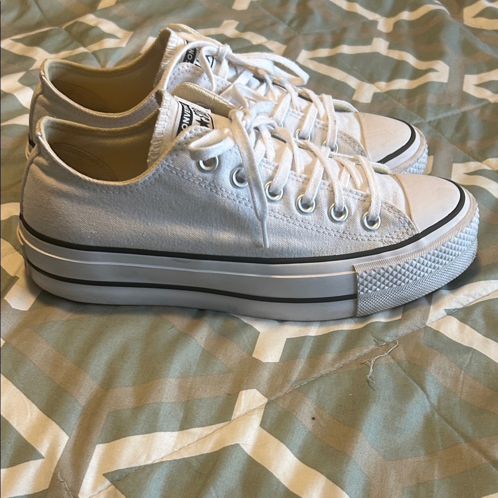 Converse Classic White Canvas Sneakers